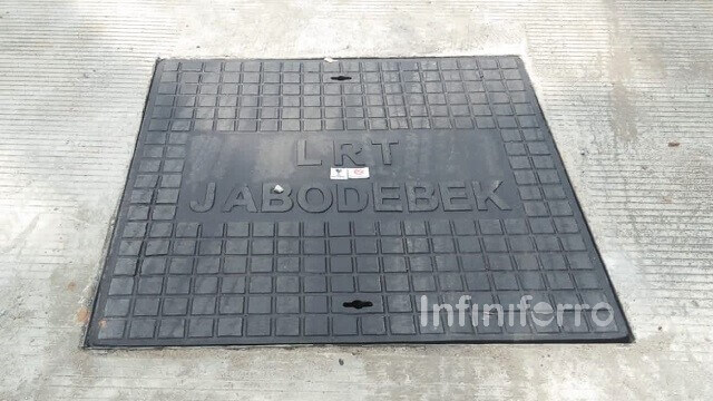 Jabodebek LRT Manhole Cover