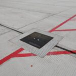 manhole cover at yogyakarta international airport