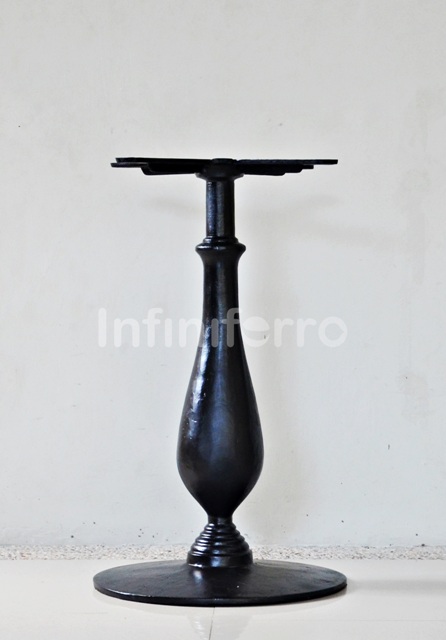 cast iron table base