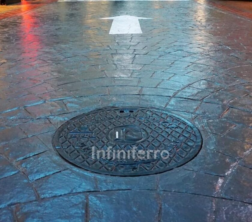 round manhole cover